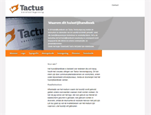 Tablet Screenshot of huisstijl.tactus.nl